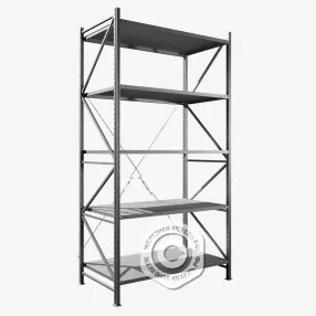 стеллаж ms u 3000х1500х900 (5 полок, нагрузка на полку 250 кг)