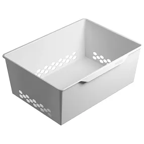 корзина пластиковая практик home gbp 60х20 белая