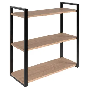 полка home-3 вяз натуральный/чёрный