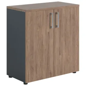 шкаф nw 0880 закрытый темный орех/антрацит