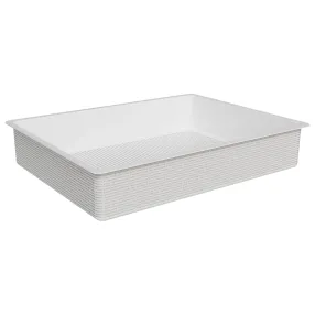 пластиковая корзина титан-gs 540х412х90 (цвет белый)