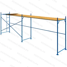 леса рамные строительные лрс-40 2х6 м (1 ярус с настилом)