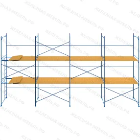леса рамные строительные лрс-40 6х12 м (2 яруса с настилом)