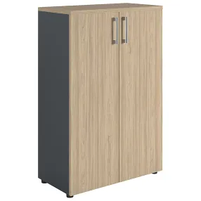 шкаф nw 1280 закрытый вяз натуральный/антрацит
