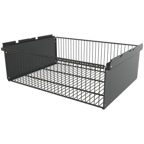 выдвижная корзина титан-gs (563х440х181) (цвет чёрный)