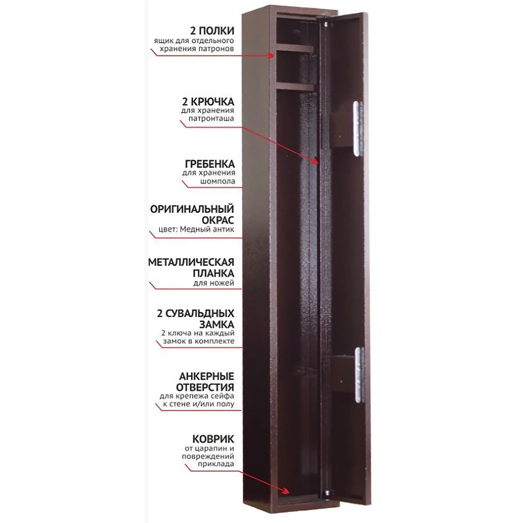 Оружейный сейф Stalker S19.